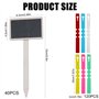 Lot de 160 étiquettes pour plantes - Étiquettes pour plantes - Avec stylo de marquage pour graines en pot, légumes fermiers - 40