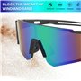 Lot de 2 lunettes de soleil polarisées pour homme et femme - Protection UV400 - Lunettes de protection rapides pour le sport, la