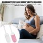 Lot de 2 bidets portables pour douche de fesses, bidet portable, bouteille péri de 400 ml, douchette de fesses, douchette à main