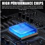 Leikurvo Adaptateur USB 3.0 vers SATA - Adaptateur USB 3.0 vers SATA III avec adaptateur d'alimentation 12 V/2 A pour disque dur