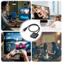 Leikurvo Adaptateur USB 3.0 vers SATA - Adaptateur USB 3.0 vers SATA III avec adaptateur d'alimentation 12 V/2 A pour disque dur