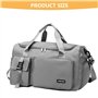 Asfrode Sac de sport pliable de 35 l avec compartiment à chaussures et compartiment humide - Sac d'entraînement étanche - Sac de