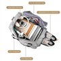 Asfrode Sac de sport pliable de 35 l avec compartiment à chaussures et compartiment humide - Sac d'entraînement étanche - Sac de