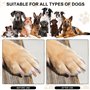 Griffoir pour chien avec boîte à friandises, ponceuse à griffes avec 6 compartiments, rotation à 360 °, alternative aux coupe-gr