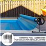 GOMETY Lot de 12 sangles de fixation et pinces de fixation pour piscine - Enrouleur de piscine - Film solaire mobile - Accessoir