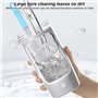GOMETY Shaker électrique automatique de protéines – 650 ml, avec compartiment à poussière, mixeur USB rechargeable, sans BPA, po