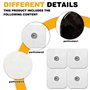 Lot de 32 électrodes autocollantes en gel - 50 x 50 mm - Pour machines Sanitas & Beurer Tens - Avec connexion à bouton-pression 