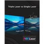 ViewSonic LX700-4K RGB 4K HDR RGB Projecteur Home Cinéma Laser