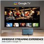 ViewSonic LX60HD LED Video Projecteur pour Home Cinéma, 1080p FHD, Intelligent Projecteur avec Google TV