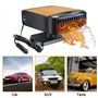 COMBLU Chauffage portable pour voiture, 12 V 200 W, chauffage et refroidissement rapides pour désembuage et dégivrage de pare-br