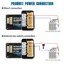 Runleader DC12V 24V 36V 48V Mini Indicateur de Batterie Voltmètre pour Plomb-Acide LiFePO4 Batterie au lithium Voiturette de gol