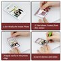 DECARETA 120 Feuilles Coloré Photo Instantanée Films Autocollant Instantané Instax Photo Cadres pour Fujifilm Instax Mini 9/8 / 