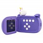 Appareil photo numérique et caméscope vidéo pour enfants, design unique avec bracelet en silicone, caméra à selfie, carte mémoir