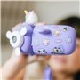 Appareil photo numérique et caméscope vidéo pour enfants, design unique avec bracelet en silicone, caméra à selfie, carte mémoir