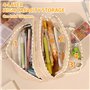YIUWOD Pencil Case - Trousse Compartiment - Trousse Grande Capacité - avec 3 Compartiments,Grande Capacité,Peut Contenir 100 Piè