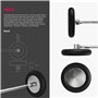 MDF® Marteau à réflexes neurologique Babinski dotée d'une pointe pour tester la sensibilité cutanée - NOIR (MDF53511)