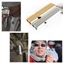 DEEDPF 4 sifflets de Survie avec Porte-clés et Cordon, Alliage d'aluminium à Double Tube à décibels élevés, Sauvetage, Voyage, S
