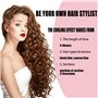 AOOTUERL 3 Pièces Bigoudis Cheveux, Boucle Sans Chaleur,Bigoudis pour dormir, Fer à Friser Sans Chaleur avec Crochet, Bigoudis C