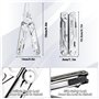Couteau Multifonction Scie Ouvre-Bouteille Tournevis