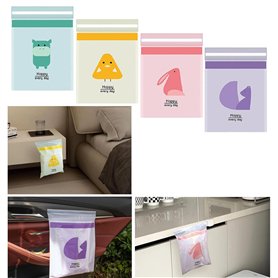 Lot de 60 sacs poubelle jetables pour automobilistes