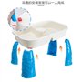 TBEONE Table d'activités de l'eau de Sable d'enfants avec 9 Jouets de Plage pour la Table d'activités d'enfants
