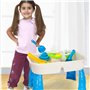 TBEONE Table d'activités de l'eau de Sable d'enfants avec 9 Jouets de Plage pour la Table d'activités d'enfants