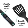 Linoroso Ustensiles de Cuisine 6 Pièces Nylon Anti-adhérent Accessoire Cuisine Set Comprend une Spatule Louche Cuillère à Pâtes 