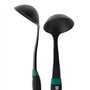 Linoroso Ustensiles de Cuisine 6 Pièces Nylon Anti-adhérent Accessoire Cuisine Set Comprend une Spatule Louche Cuillère à Pâtes 