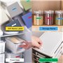 Gigmeta Lot de 6 Compatible avec Dymo D1 Ruban 12mm x 7m Compatible avec Dymo Labelmanager PNP/160/210D/280/350/420P/450D/500TS