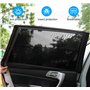 EOPUOZS Pare Soleil Voiture Bébé pour Vitres Arrières, Lot de 2 Chaussette Voiture Soleil pour Enfants et Animaux, Bloquer Les R