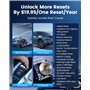 mucar OBD2 Scanner Bluetooth, BT200 Valise Diagnostic Auto, Outil d'analyse de Diagnostic Complet des Systèmes, Huile + ABS Réin