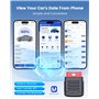mucar OBD2 Scanner Bluetooth, BT200 Valise Diagnostic Auto, Outil d'analyse de Diagnostic Complet des Systèmes, Huile + ABS Réin