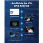 mucar OBD2 Scanner Bluetooth, BT200 Valise Diagnostic Auto, Outil d'analyse de Diagnostic Complet des Systèmes, Huile + ABS Réin