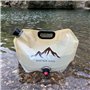 HEVIBK 2 pièce Bidons Eau Pliables,Jerrican Eau,Réservoir d'eau Pliable pour Camping Randonnée Pique-Nique, Barbecue