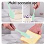 Grande Spatule en Silicone 315℃ Résistant à la Chaleur Maryse Grattoir Flexible et Antiadhésif, Ustensile de Cuisine pour la Cui