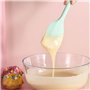Grande Spatule en Silicone 315℃ Résistant à la Chaleur Maryse Grattoir Flexible et Antiadhésif, Ustensile de Cuisine pour la Cui
