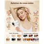Epilateur Electrique Femme avec 9 Niveaux d'Intelligence