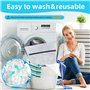 WEVOL Boule filtrante pour Piscine, 1300g Balles filtrantes pour remplace 45kg de Sable de Filtration, Réutilisable Balle filtra