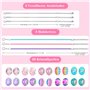 WEVOL Cadeau Fille 5-13 Ans Enfant Jouet Bijoux DIY Charms Bracelet Kit Fabrication Idée Cadeau 5 6 7 8 9 10 11 12 13 Ans Cadeau