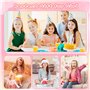 WEVOL 700+pcs Perles pour Bracelet, Kit Perles Fabrication Bijoux Enfant Jouets Filles de 5 à 12 Ans, Coffret Perles Cadeaux de 