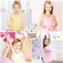 WEVOL 700+pcs Perles pour Bracelet, Kit Perles Fabrication Bijoux Enfant Jouets Filles de 5 à 12 Ans, Coffret Perles Cadeaux de 