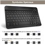 Nanhent Clavier Coque pour Lenovo Tab Plus 11.5 Pouces 2024 (TB351FU), avec Porte-Stylo, AZERTY Français Amovible Bluetooth sans