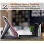 Nanhent Rétroéclairé Clavier Coque pour Lenovo Idea Tab Pro 12.7 Pouces 2025 TB-373FU TB-375FC, Smart Touchpad, AZERTY Français 