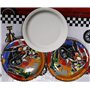 Lot de 61 ustensiles de fête Motorcycle pour anniversaire d'enfant,Accessoires de fête d'anniversaire,Accessoires de fête pour g
