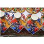 Lot de 61 ustensiles de fête Motorcycle pour anniversaire d'enfant,Accessoires de fête d'anniversaire,Accessoires de fête pour g