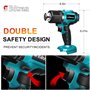 Decapeur Thermique Sans Fil pour Batterie Makita 18V,350W 122 ℉-1022 ℉ Pistolet à air chaud à Chauffage Rapide Avec Affichage Nu