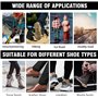 Crampons pour chaussures, crampons à glace pour bottes avec 7 pointes de chaussures, crampons à neige antidérapants, crampons de