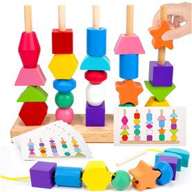 Tosekry 2 en 1 Jeux Montessori