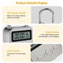 mizikuu Verrouillage de Temps, Smart Time Lock avec écran LCD Verrou de Synchronisation Cadenas de Sécurité Rechargeable USB Cad