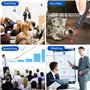 Powerpoint, 2.4GHz USB Presentation Cliqueur Zapette Powerpoint Pointeur Slide Télécommande de Présentation sans Fil pour Ordina